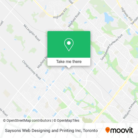 Saysons Web Designing and Printing Inc map