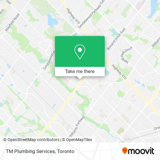 TM Plumbing Services map