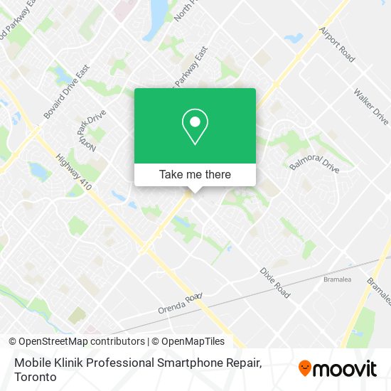 Mobile Klinik Professional Smartphone Repair map