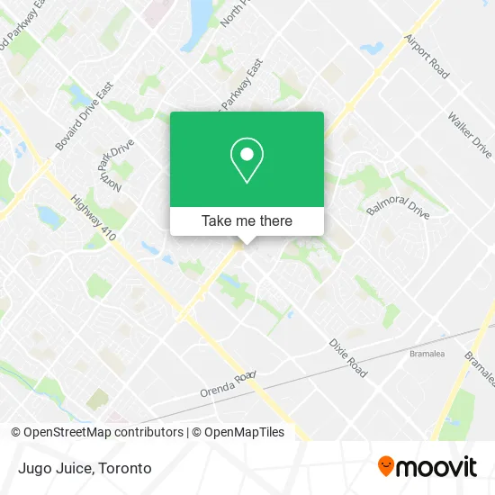 Jugo Juice map