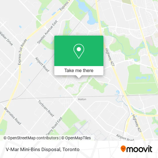 V-Mar Mini-Bins Disposal map