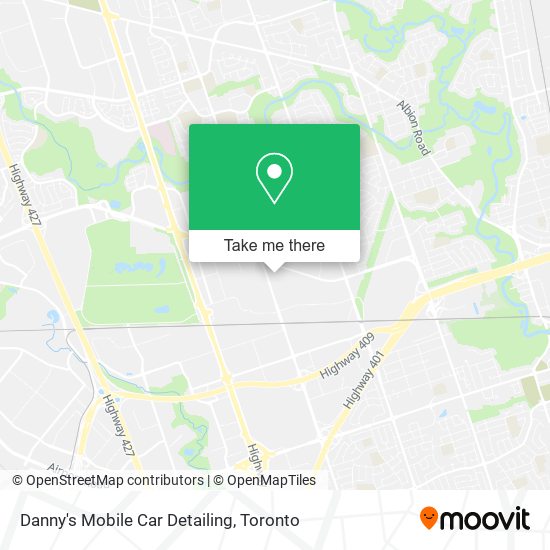 Danny's Mobile Car Detailing map