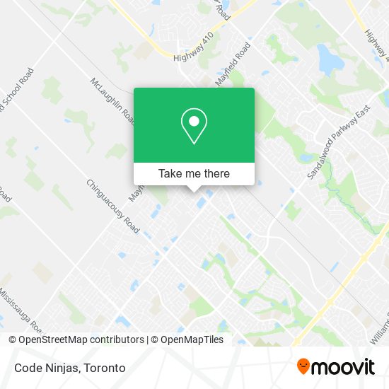 Code Ninjas map