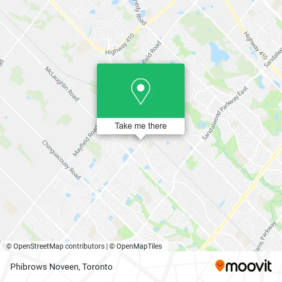 Phibrows Noveen map