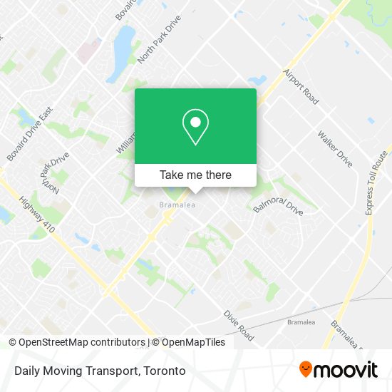 Daily Moving Transport map