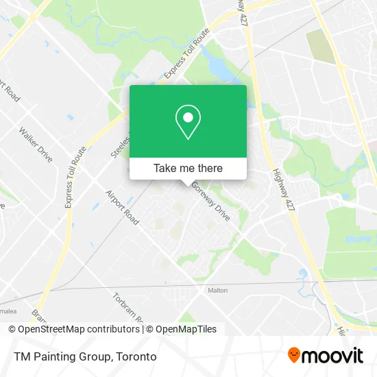 TM Painting Group map