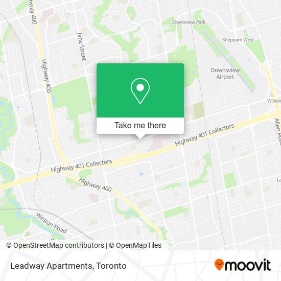Leadway Apartments map