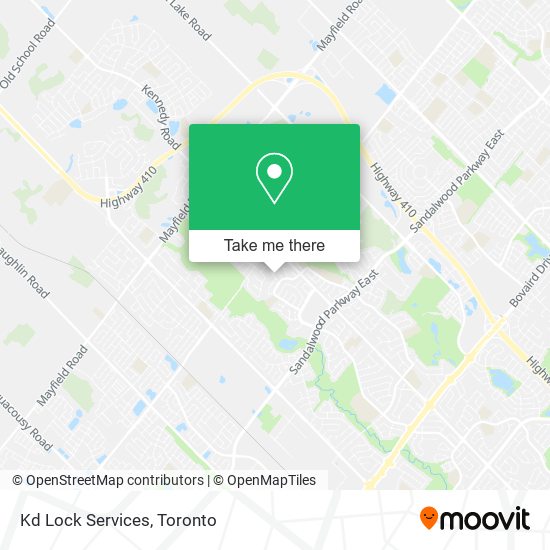 Kd Lock Services map