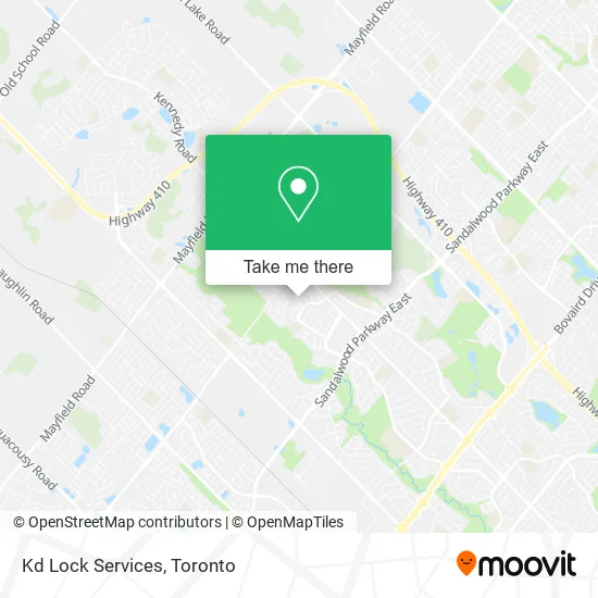Kd Lock Services map