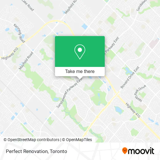 Perfect Renovation map