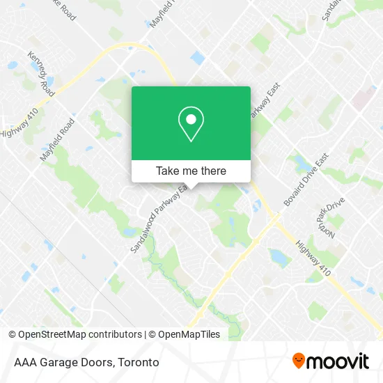 AAA Garage Doors map