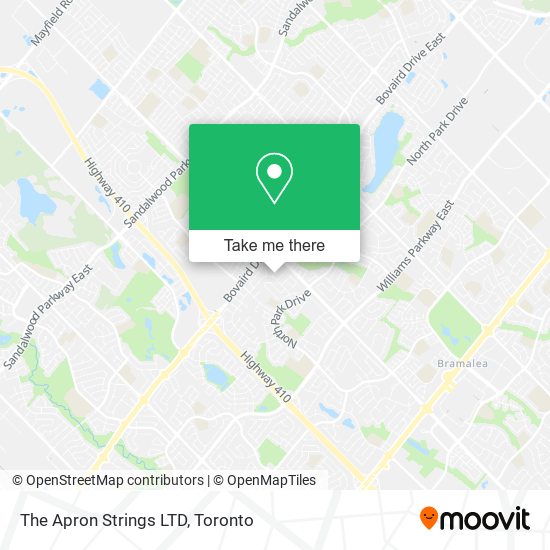 The Apron Strings LTD map