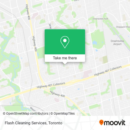 Flash Cleaning Services map