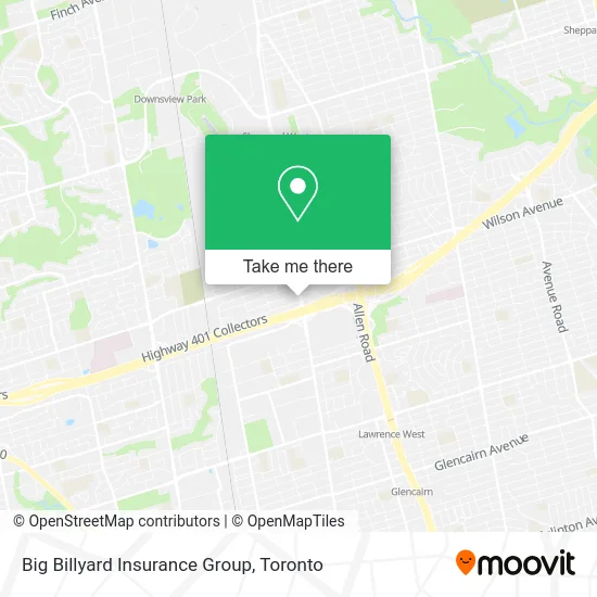 Big Billyard Insurance Group map