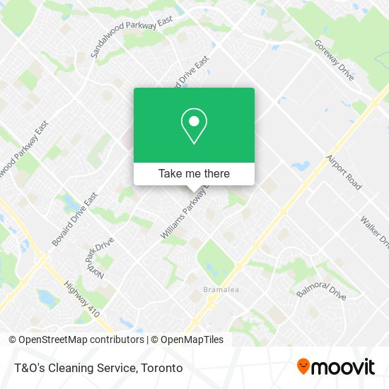 T&O's Cleaning Service map