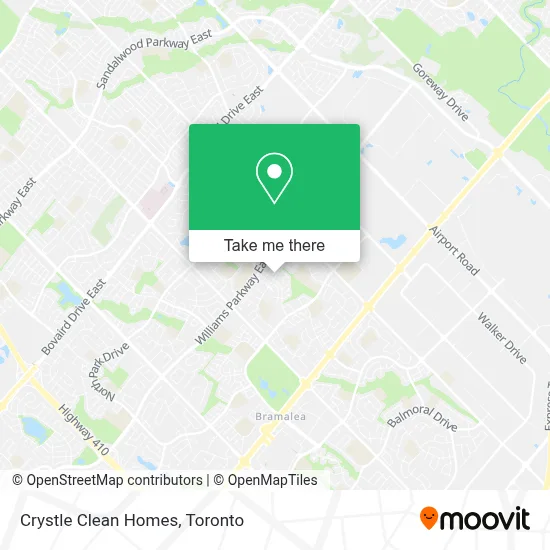 Crystle Clean Homes map