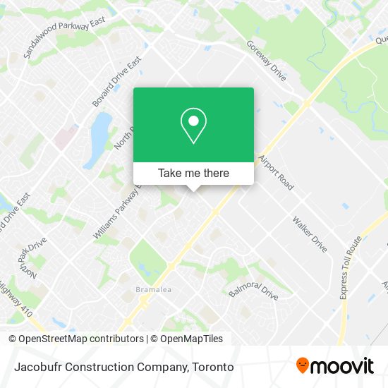 Jacobufr Construction Company map