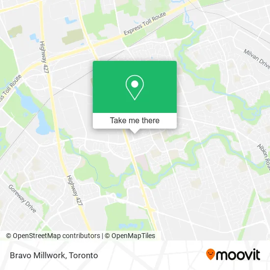Bravo Millwork map