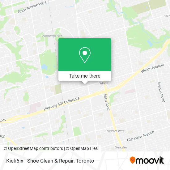 Kick6ix - Shoe Clean & Repair map