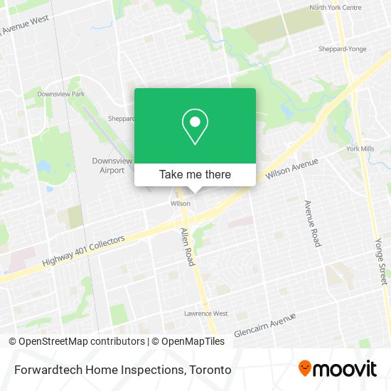 Forwardtech Home Inspections map
