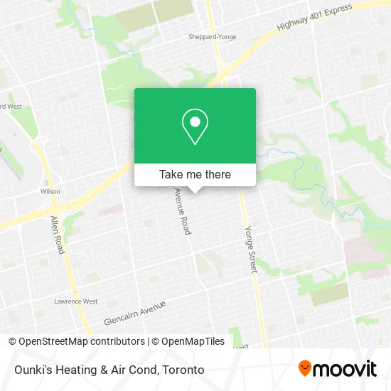 Ounki's Heating & Air Cond map