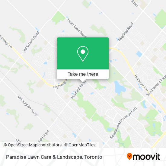 Paradise Lawn Care & Landscape map
