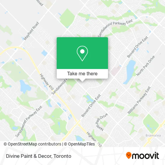 Divine Paint & Decor map
