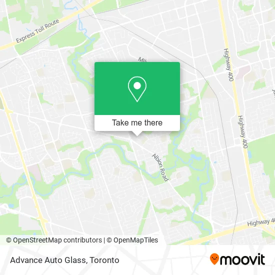 Advance Auto Glass map