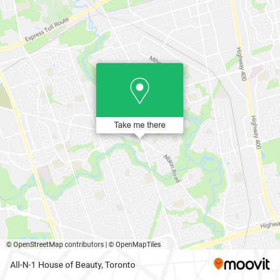 All-N-1 House of Beauty map