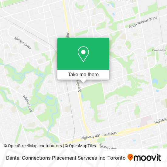 Dental Connections Placement Services Inc map