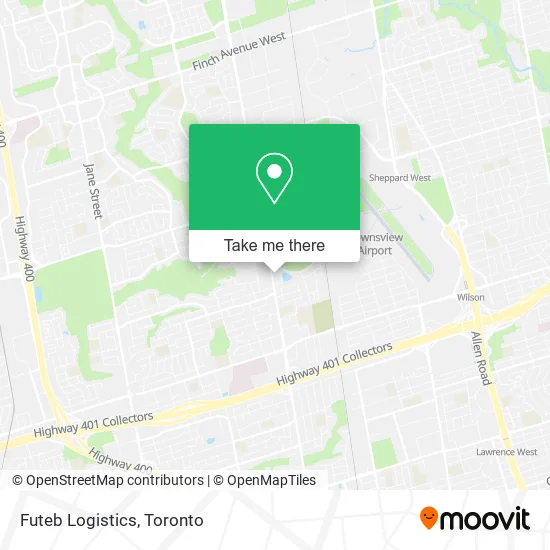 Futeb Logistics map