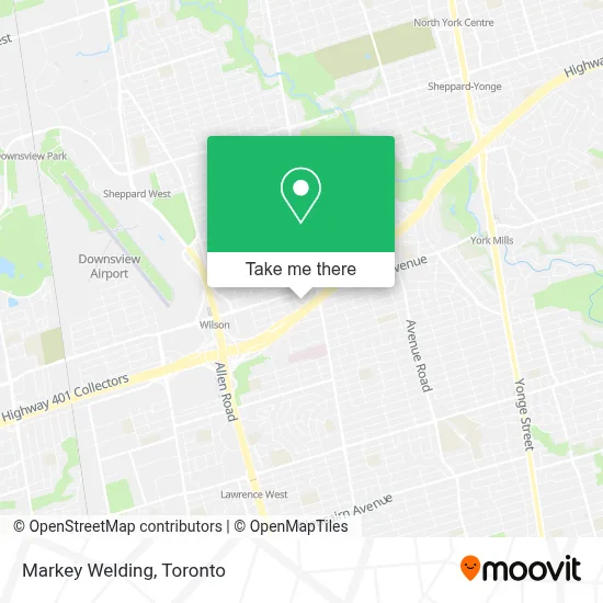 Markey Welding map