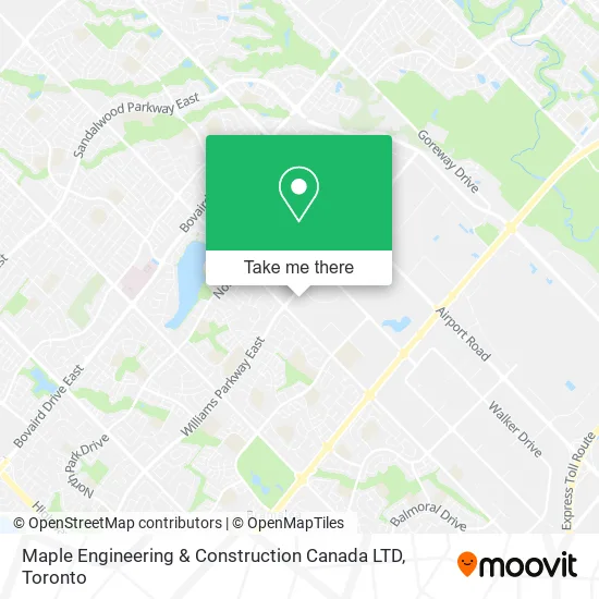 Maple Engineering & Construction Canada LTD map
