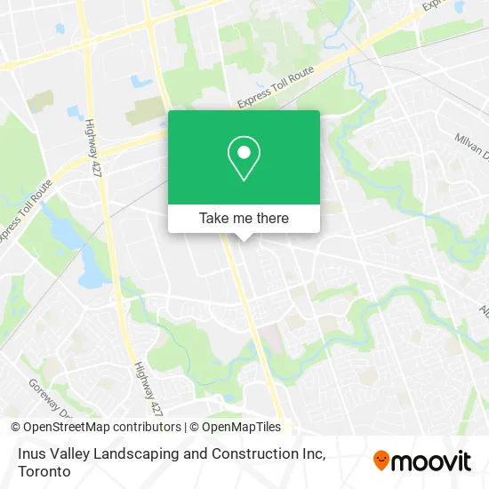 Inus Valley Landscaping and Construction Inc map