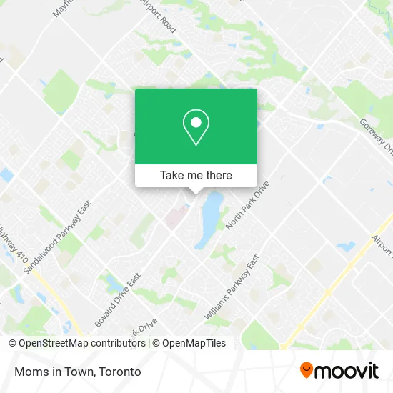 Moms in Town map
