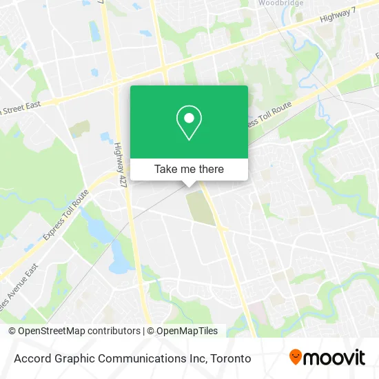 Accord Graphic Communications Inc map