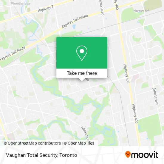 Vaughan Total Security map