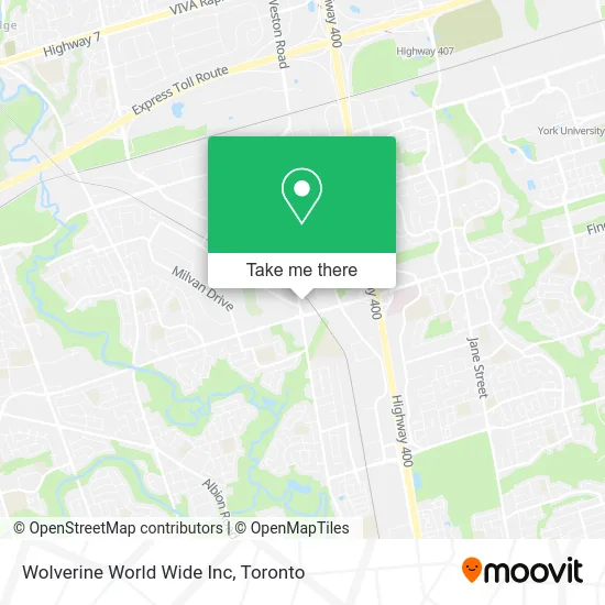 Wolverine World Wide Inc map
