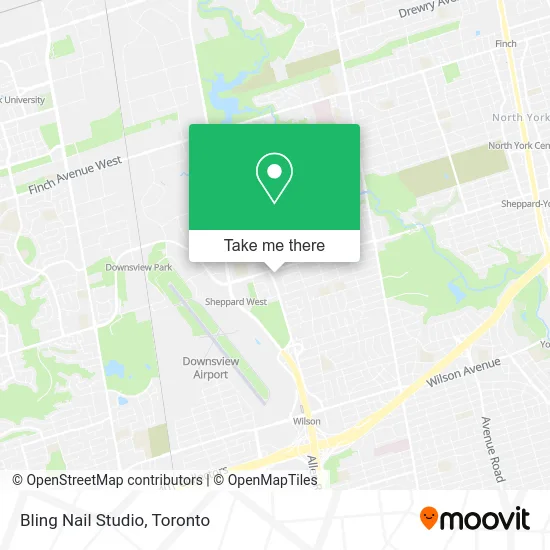 Bling Nail Studio map