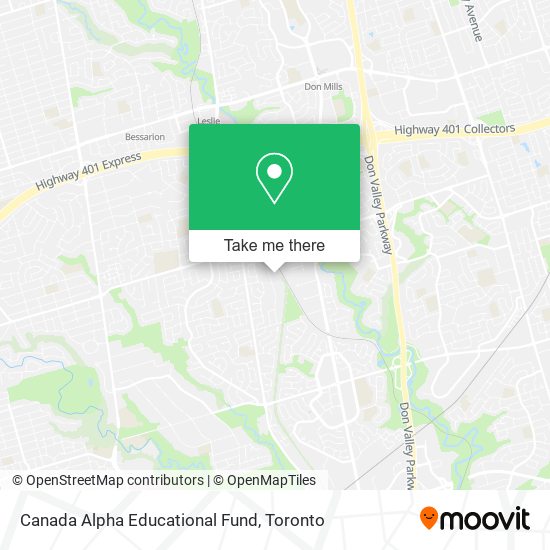 Canada Alpha Educational Fund map
