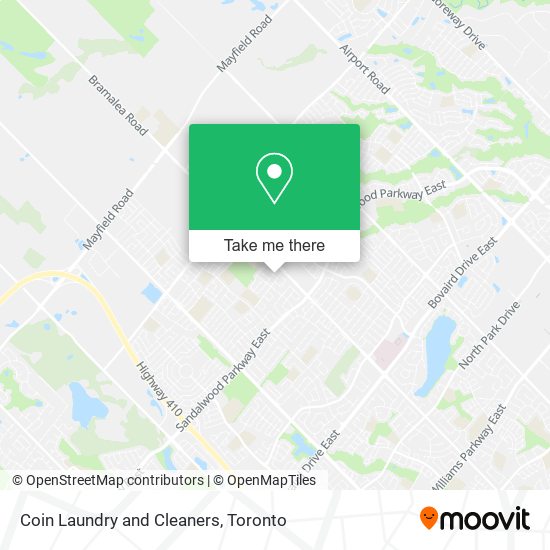 Coin Laundry and Cleaners map