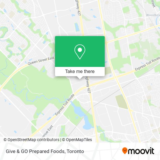 Give & GO Prepared Foods map