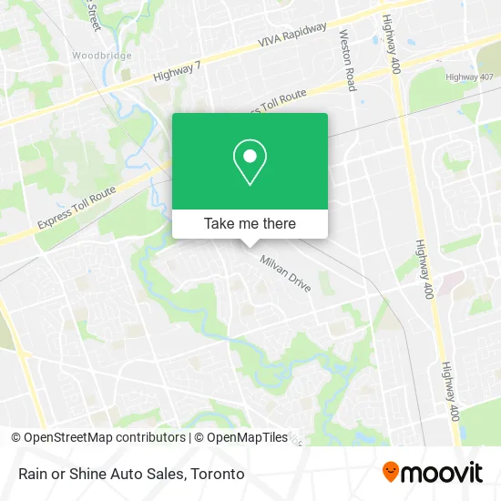 Rain or Shine Auto Sales map