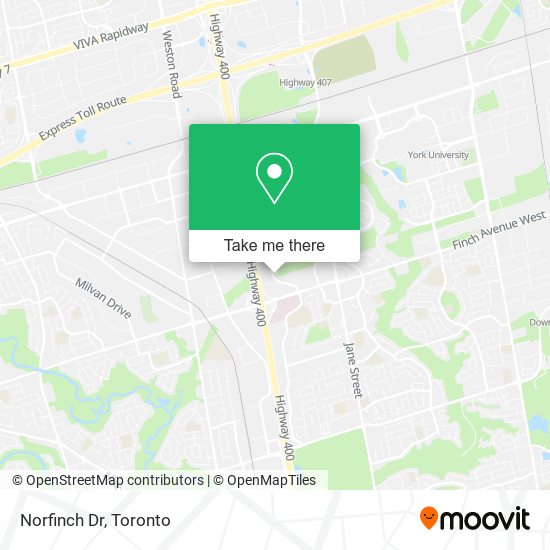 Norfinch Dr map