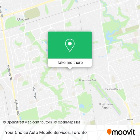Your Choice Auto Mobile Services map