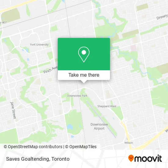 Saves Goaltending map
