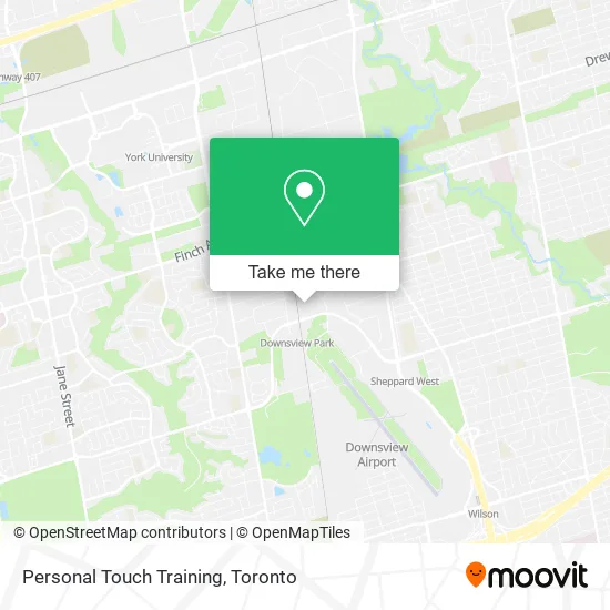 Personal Touch Training map