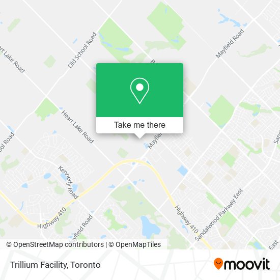 Trillium Facility map