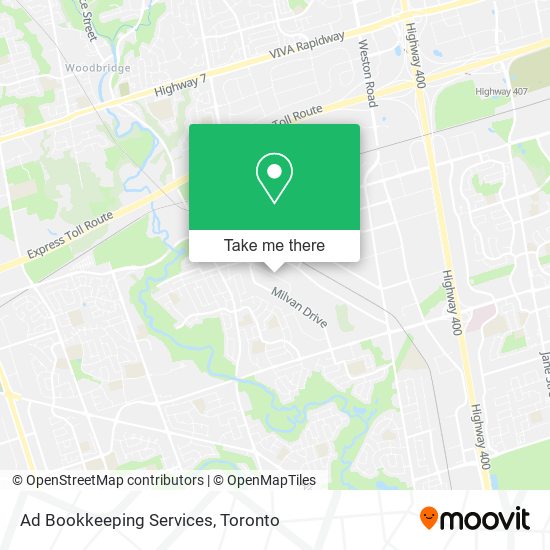 Ad Bookkeeping Services map