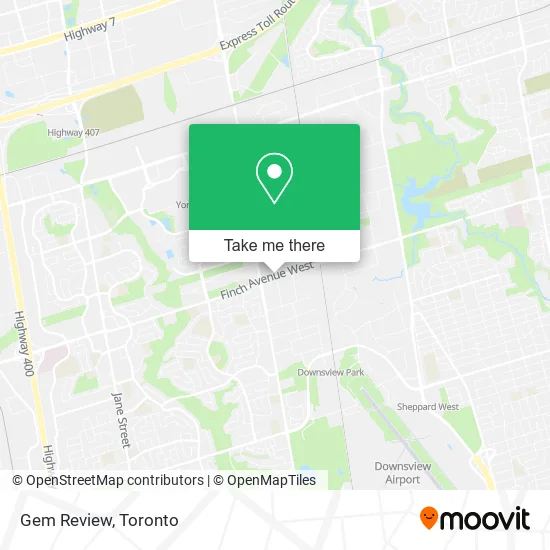 Gem Review map